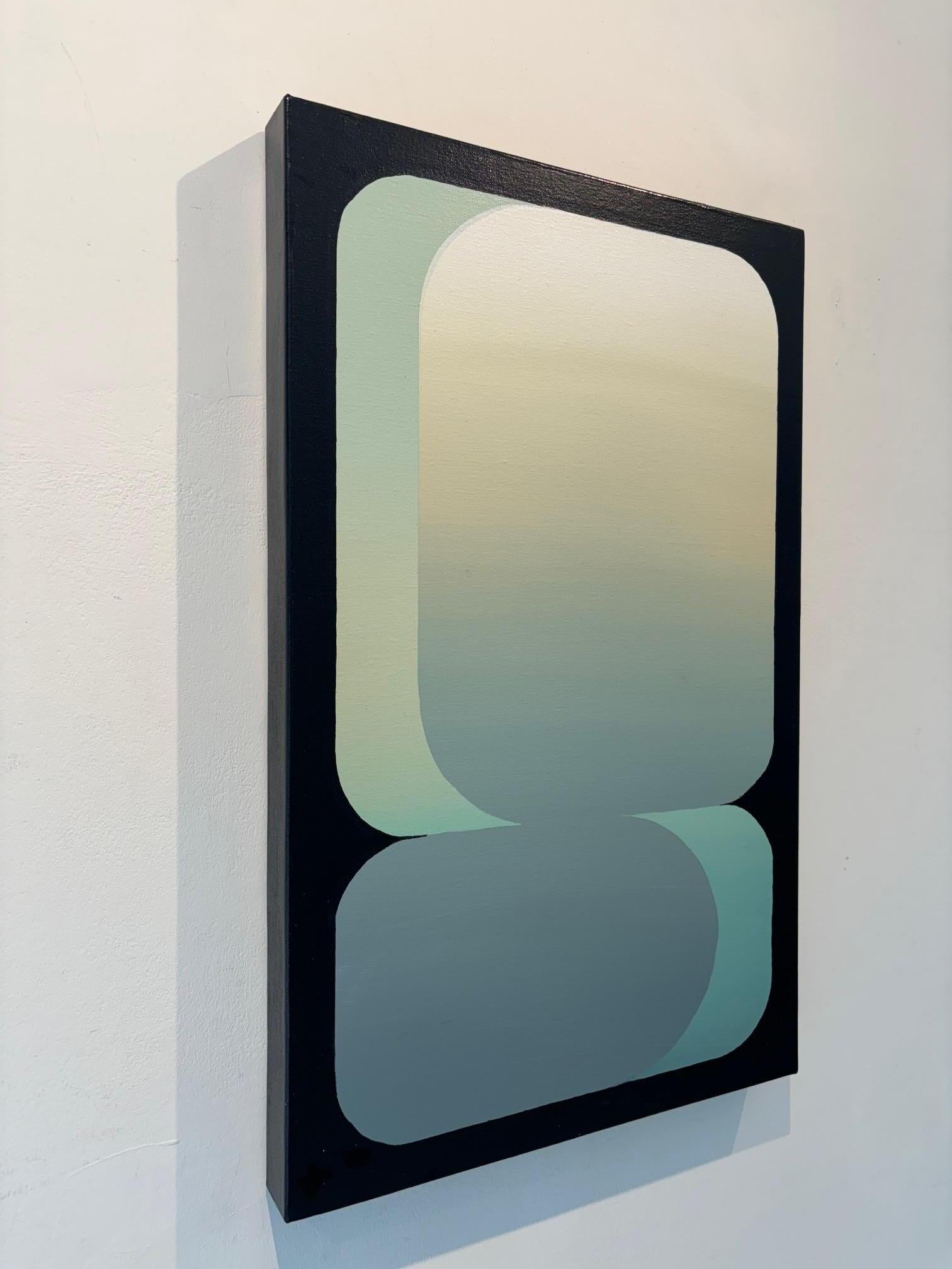 Kevin Cross Abstract Painting - Setting-geometric acrylic painting-original abstract art-contemporary artwork