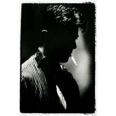 Vintage David Bowie smoking portrait by Kevin Cummins