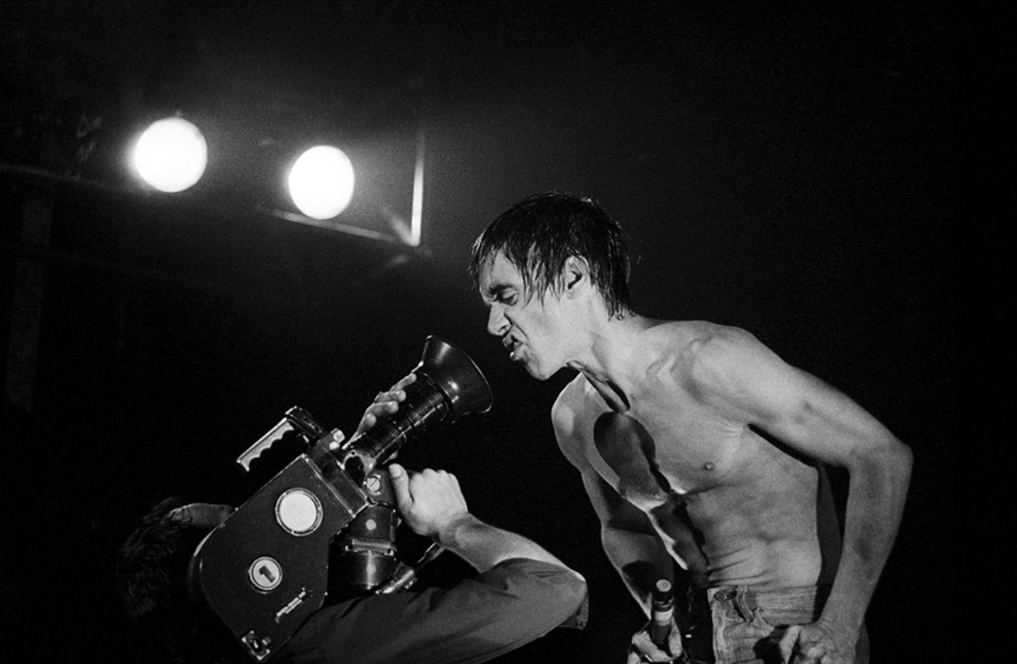 Kevin Cummins Black and White Photograph - Iggy Pop "Lust For Life"