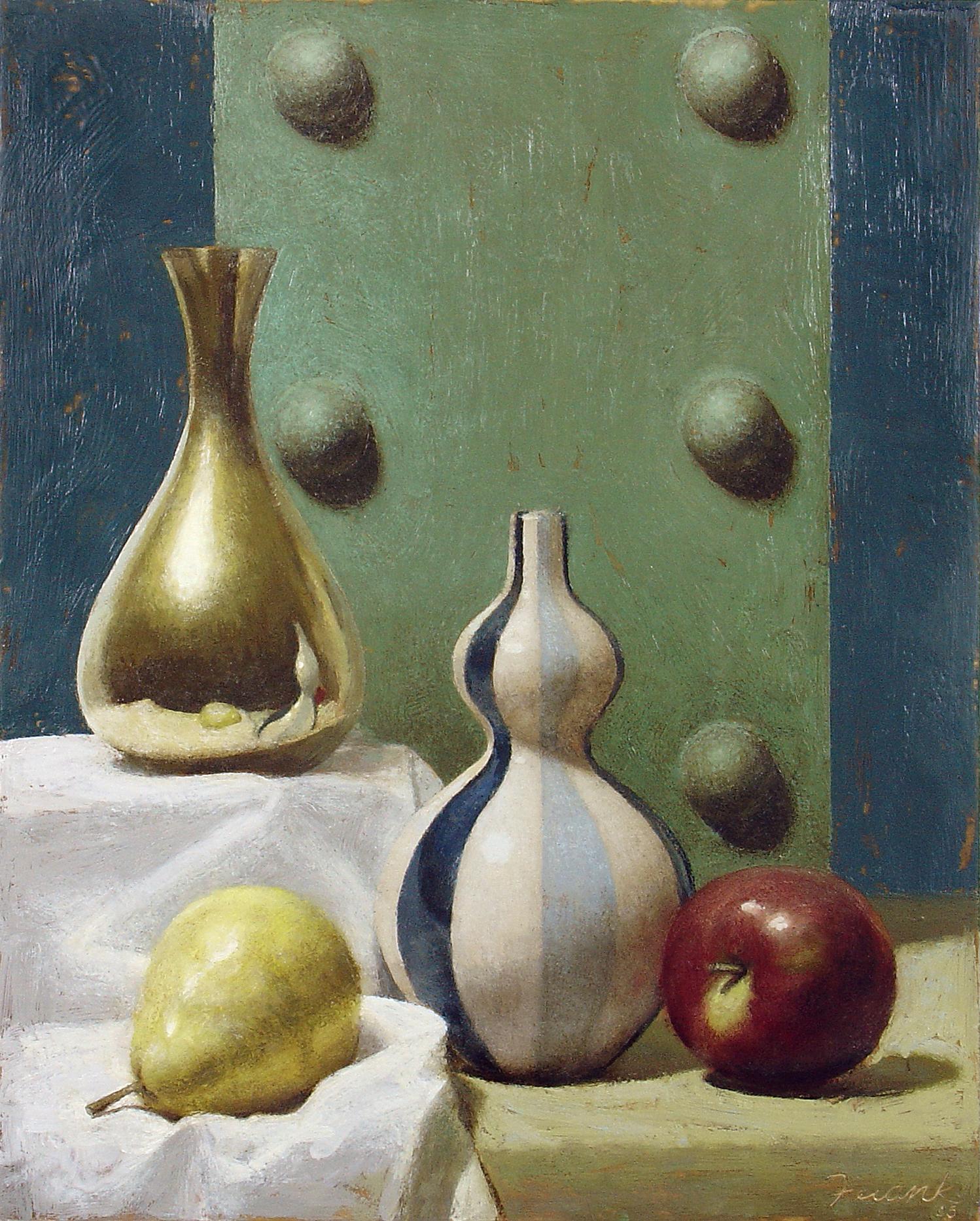 Kevin Frank Still-Life Painting – Stilleben mit Stahlträger