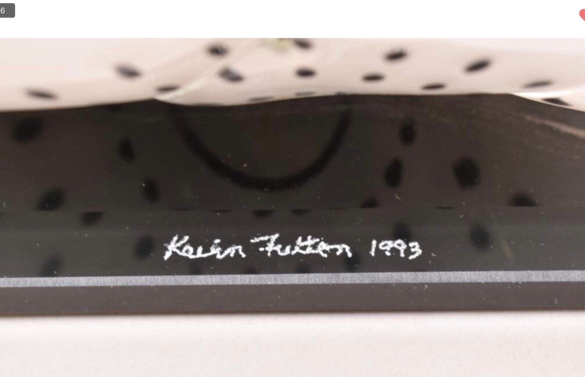 Kevin Fulton 1993 Art Glass Figural Bust For Sale 13