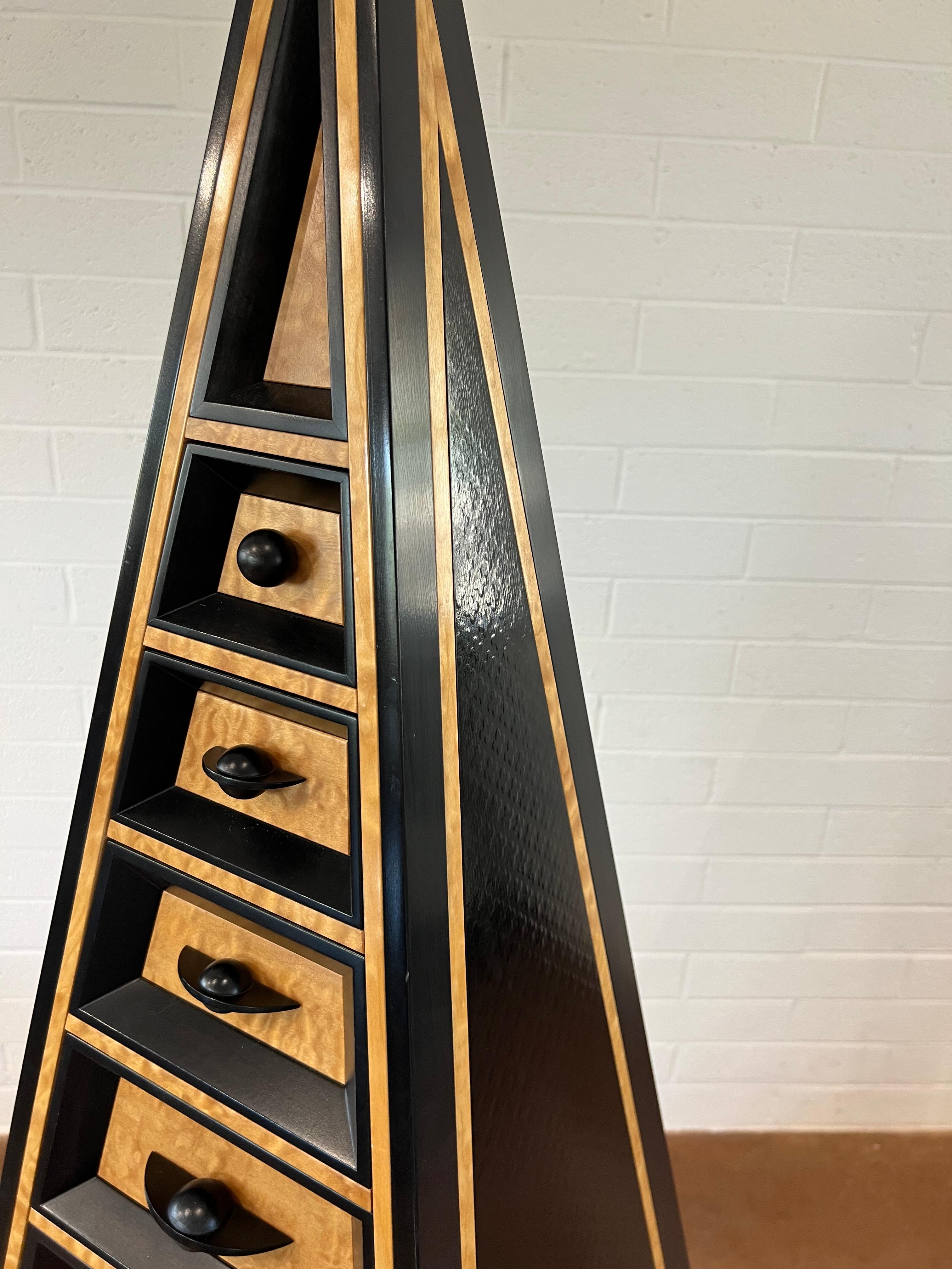 Contemporary Kevin Irvin Pyramid Cabinet, Custom, 2001