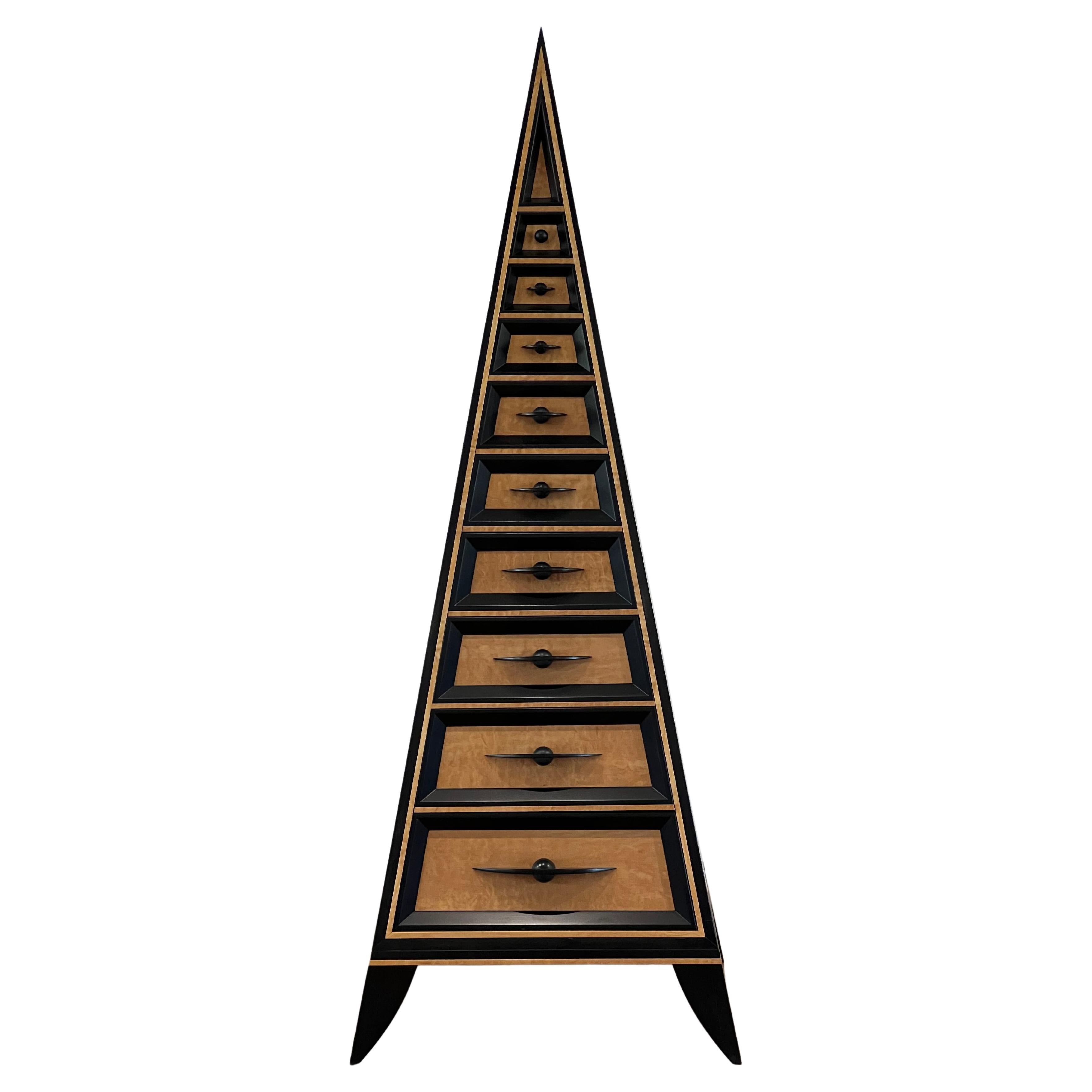 Kevin Irvin Pyramid Cabinet, Custom, 2001 For Sale