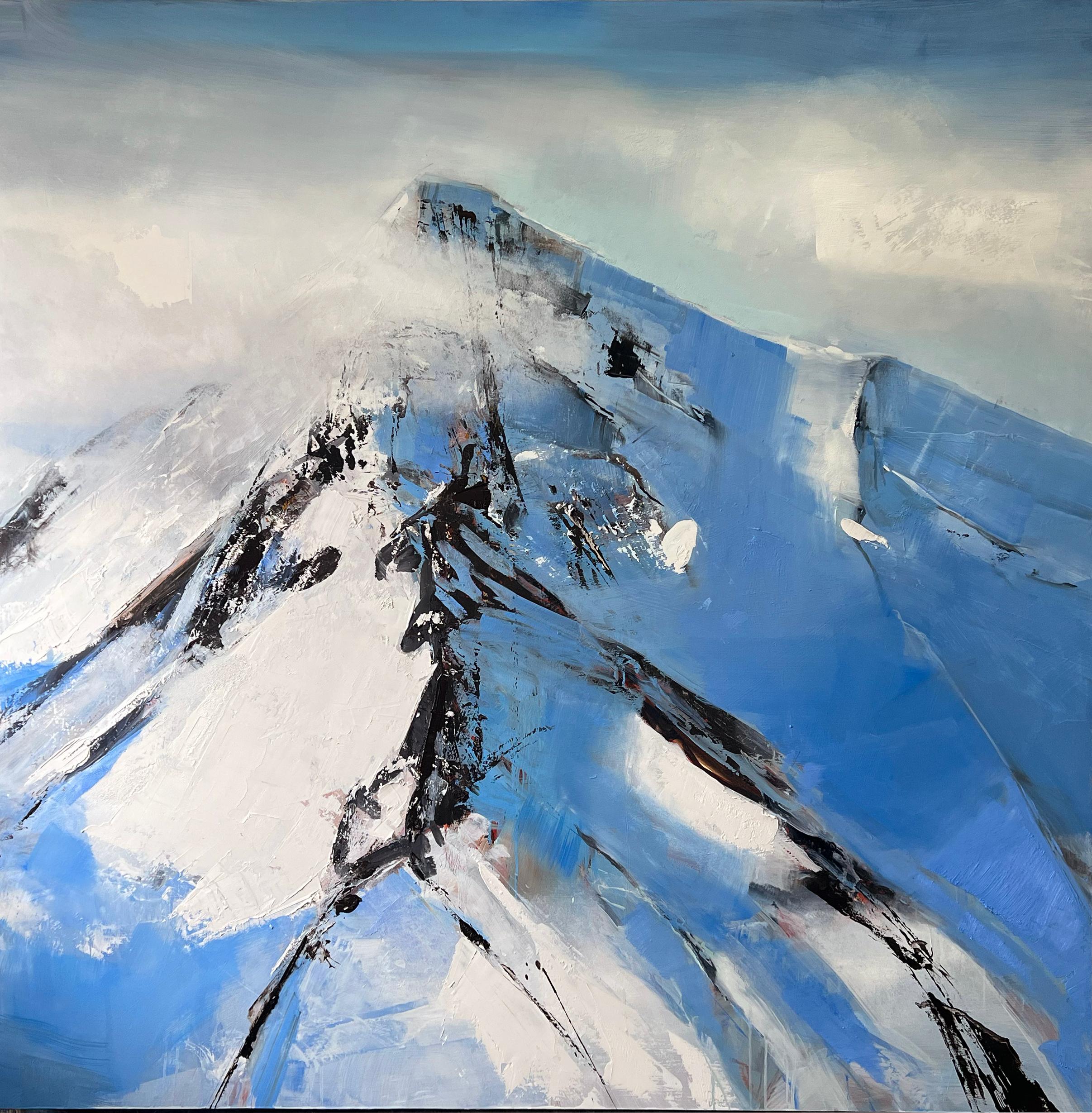 Kevin Kearns Landscape Painting - Thunder on the Mountain