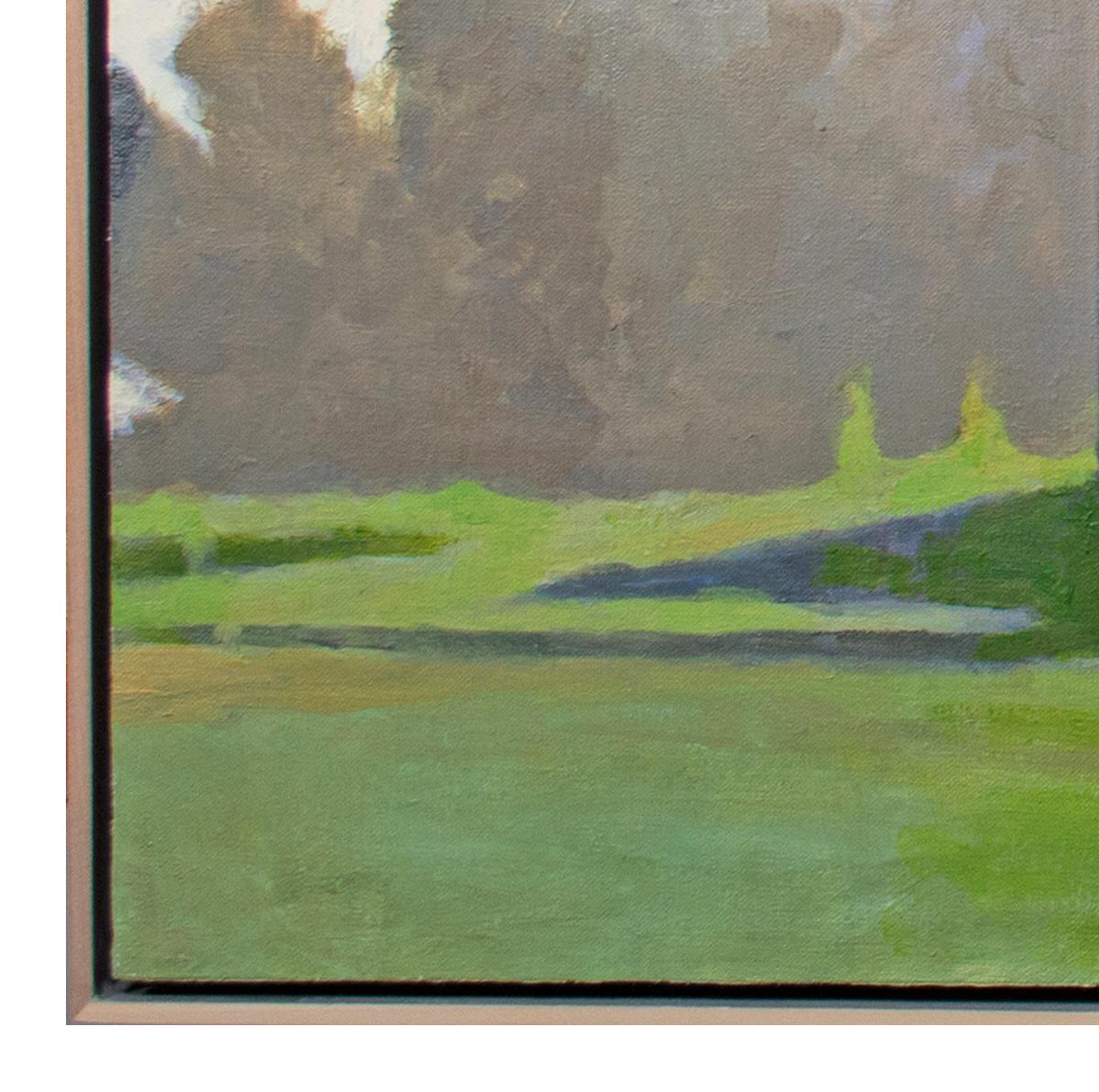 '8 A.M., Faskell Road' original oil landscape painting signed by Kevin Knopp For Sale 3