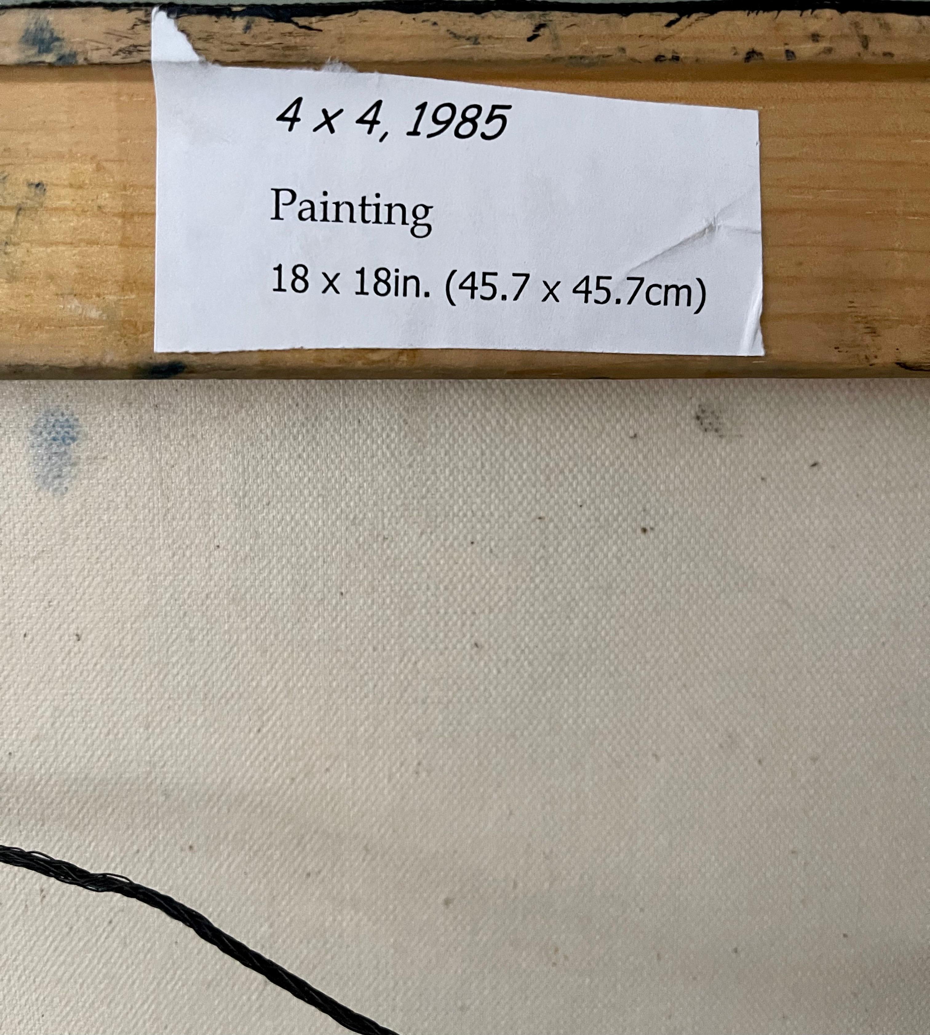 Minimalista  Pittura a olio nera, collage, tecnica mista su tela Kevin Larmon in vendita 5