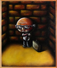 Vintage Stubborn, Oil Painting by Kevin Luthardt