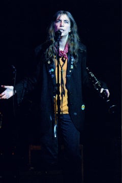 Patti Smith at Tibet House Benefit Concert Vintage Original Photograph