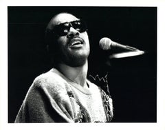 Stevie Wonder Performing Vintage Original Photograph