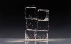 GHOSTS - Réalisme contemporain / Nature morte avec cubes de glace / Impermanence