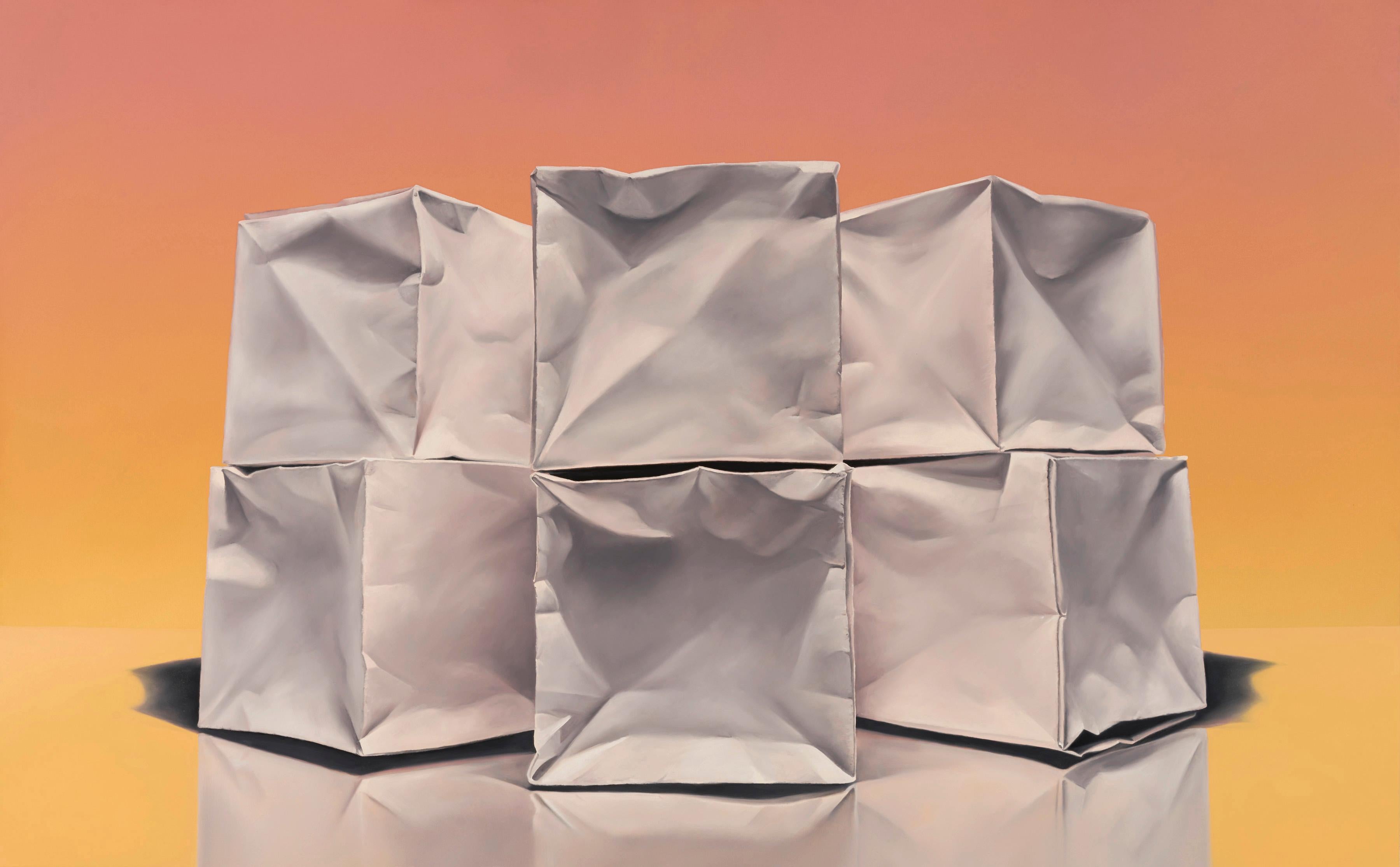 NIMBOSTRATUS - Photorealism / Still Life with Origami / High Color Sunset