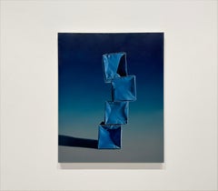 PAPER BOXES: BLUE MONOCHROME - Origami / Realism / Still Life