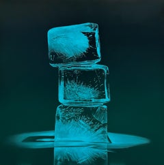 UNDER STORY - Eiswürfel, Realismus, Blau