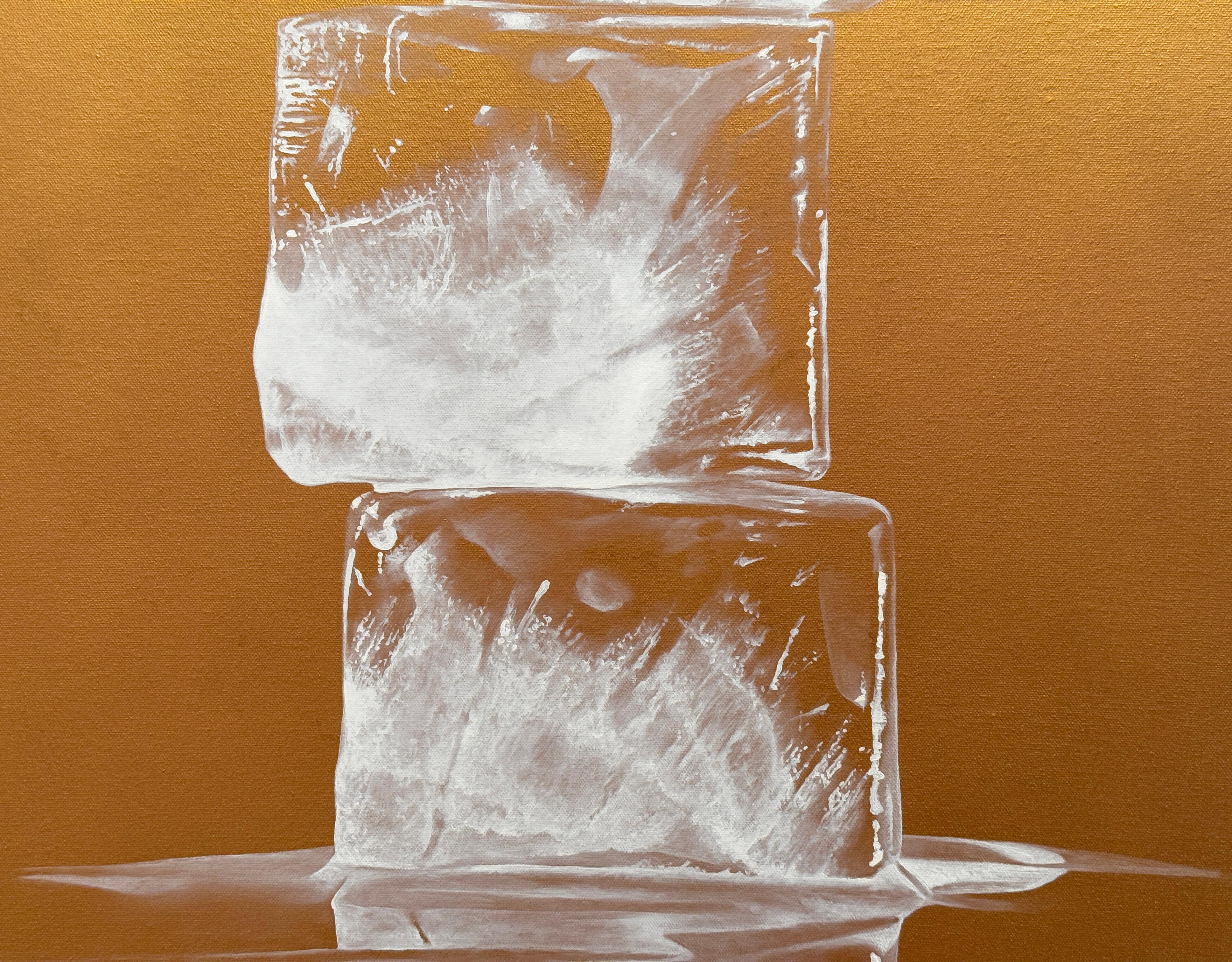OBELISK, RENAISSANCE - Realism / Still Life/ Ice Cubes / Light / Dining / Bar For Sale 1