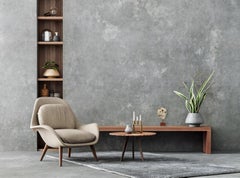 Astro 015 - Original Mixed Media Figurative Moon Rock Table or Desk Sculpture