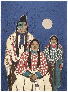 CROW INDIAN FAMILY