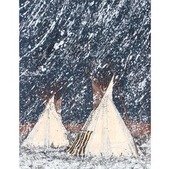 Primera Nieve, Serigrafía firmada por Kevin Red Star