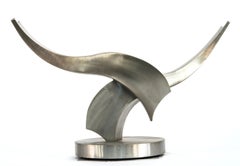 Ready To Soar - Sweeping elongated forms in sleek stainless steel