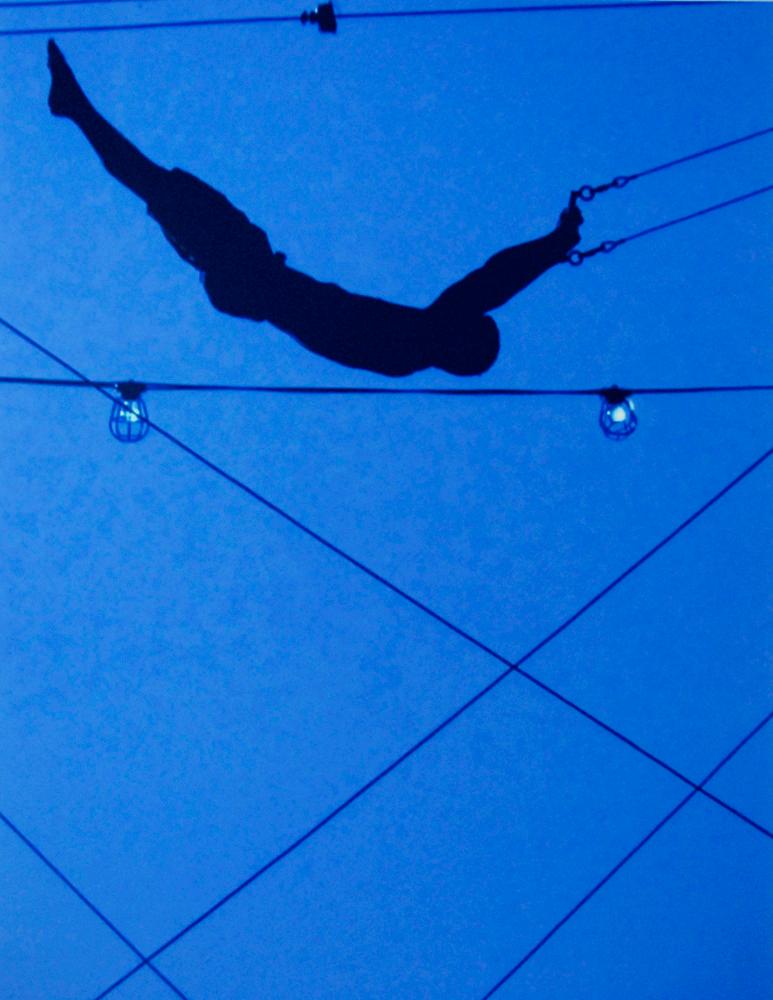 Color Photograph Kevin Ryan - High Blue Flyer, New York, NY 2007