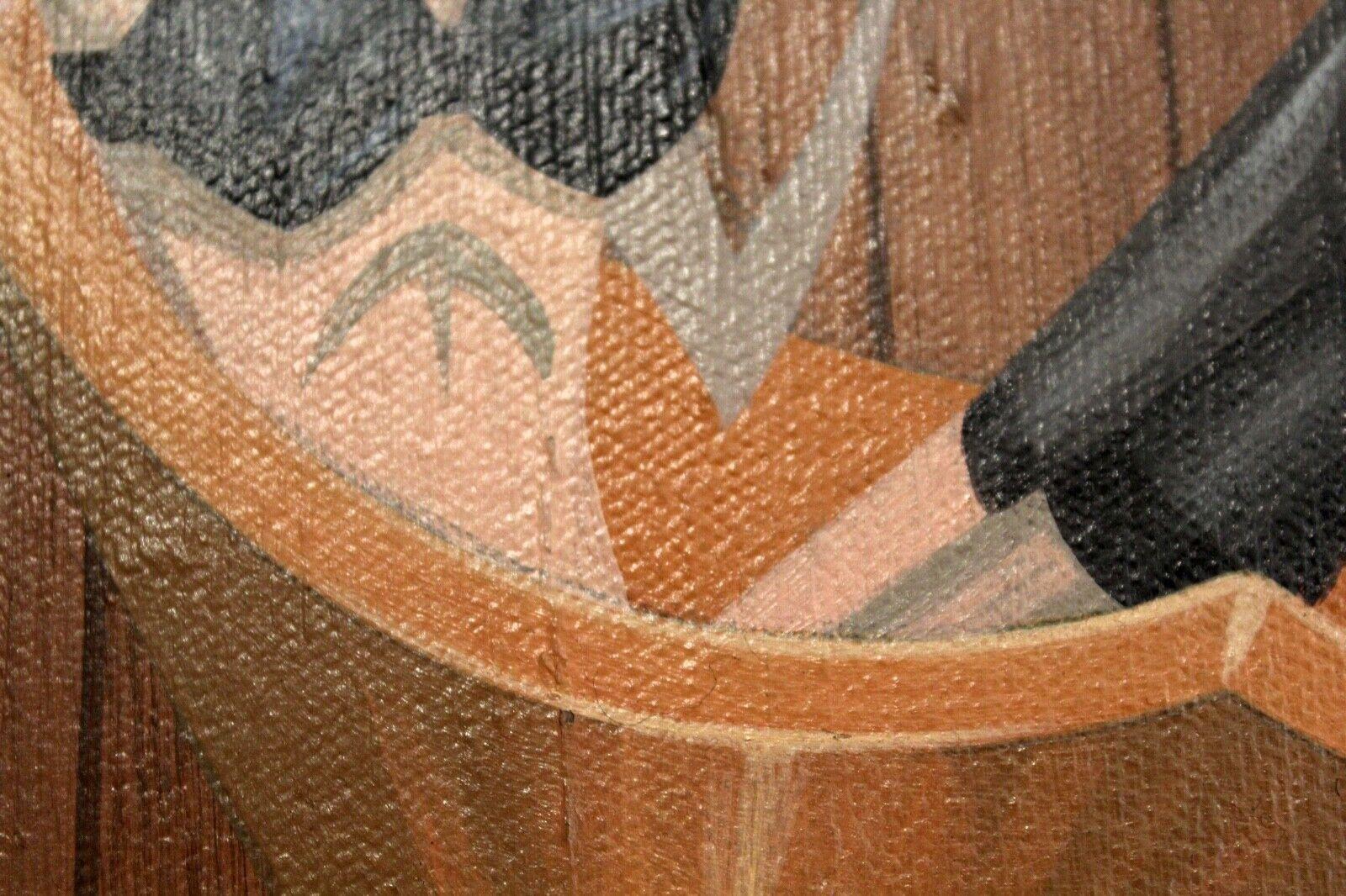 Kevin Slaw Stanislawski Paneled Panties Mid-Century Modern Acrylic Painting 1