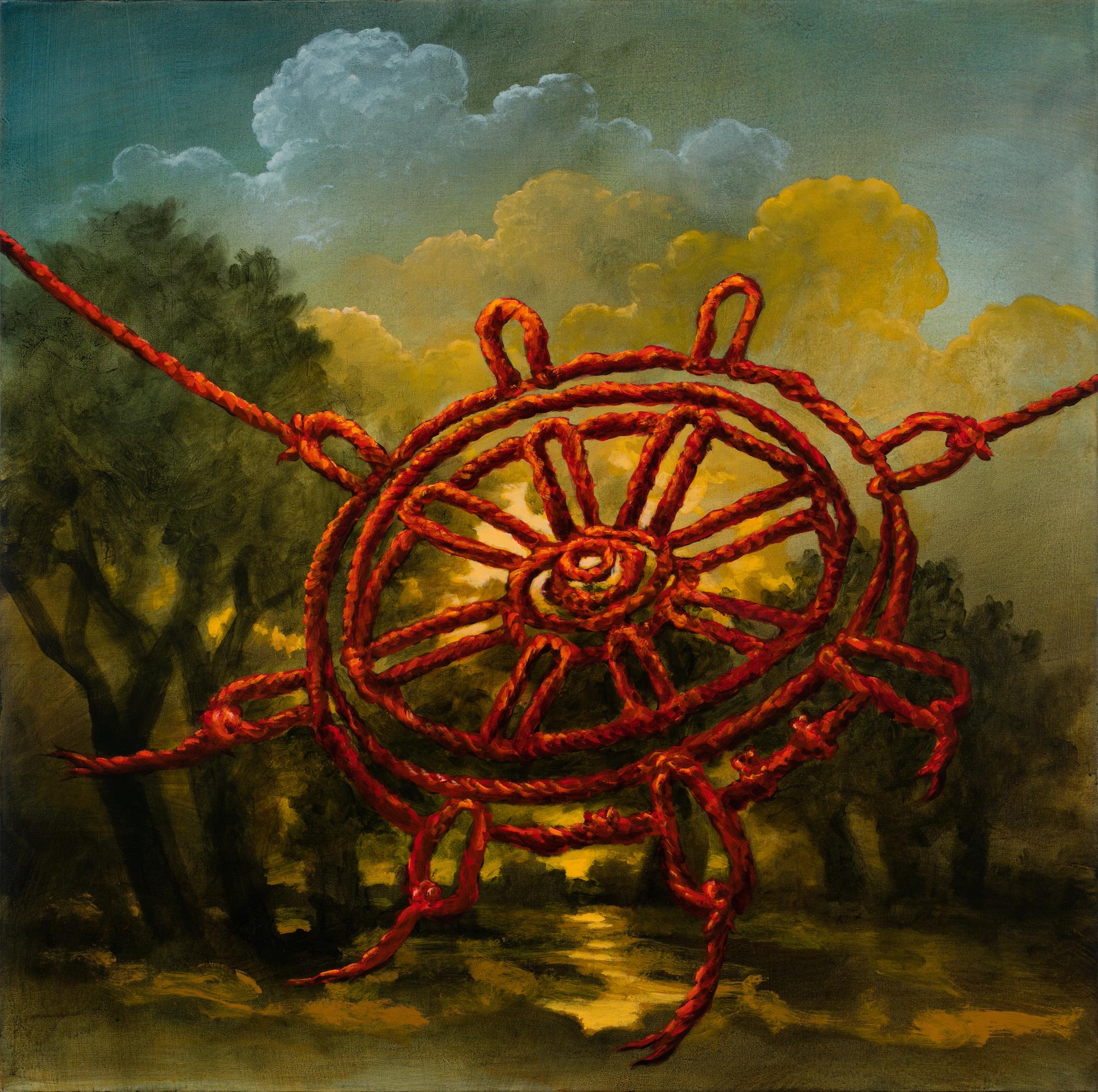 Kevin Sloan Still-Life Painting - Anchor My Ship For A Little While Only 