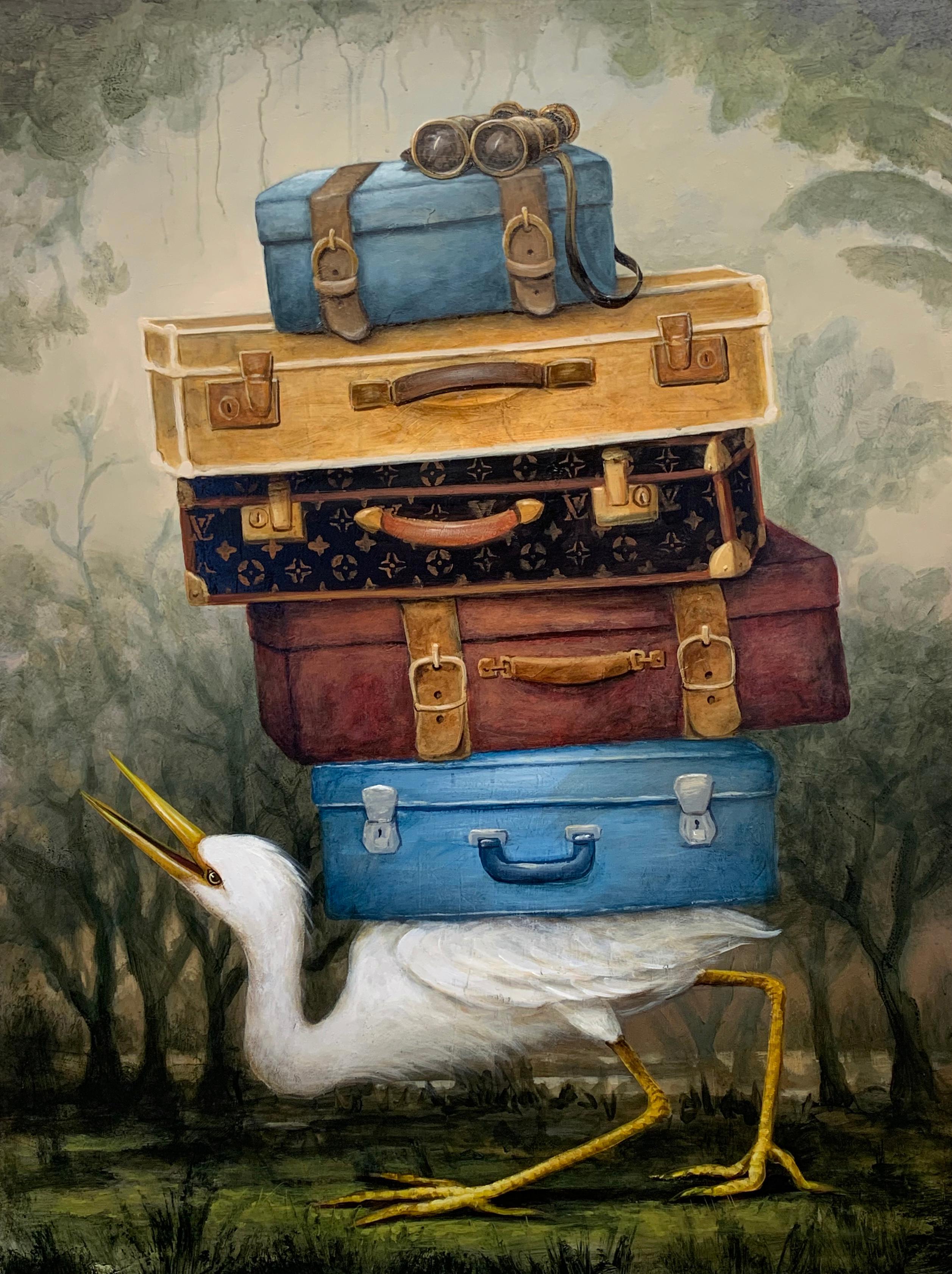 Kevin Sloan Landscape Painting - Audubon in Louisinaa