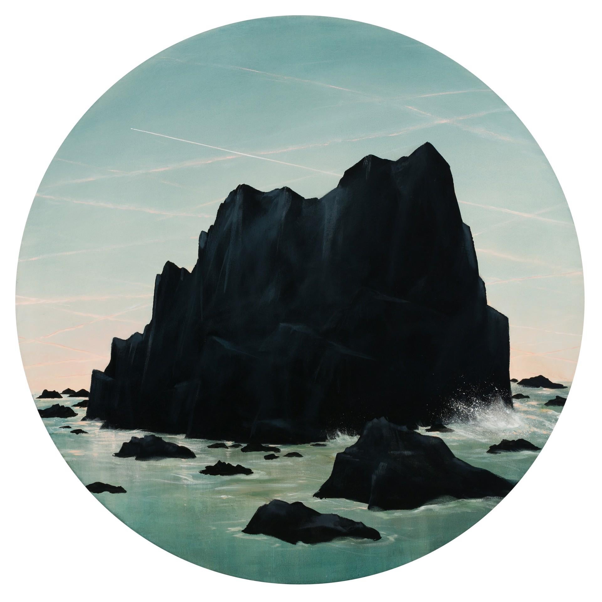 Kevin Sloan Landscape Painting - Black Ice 