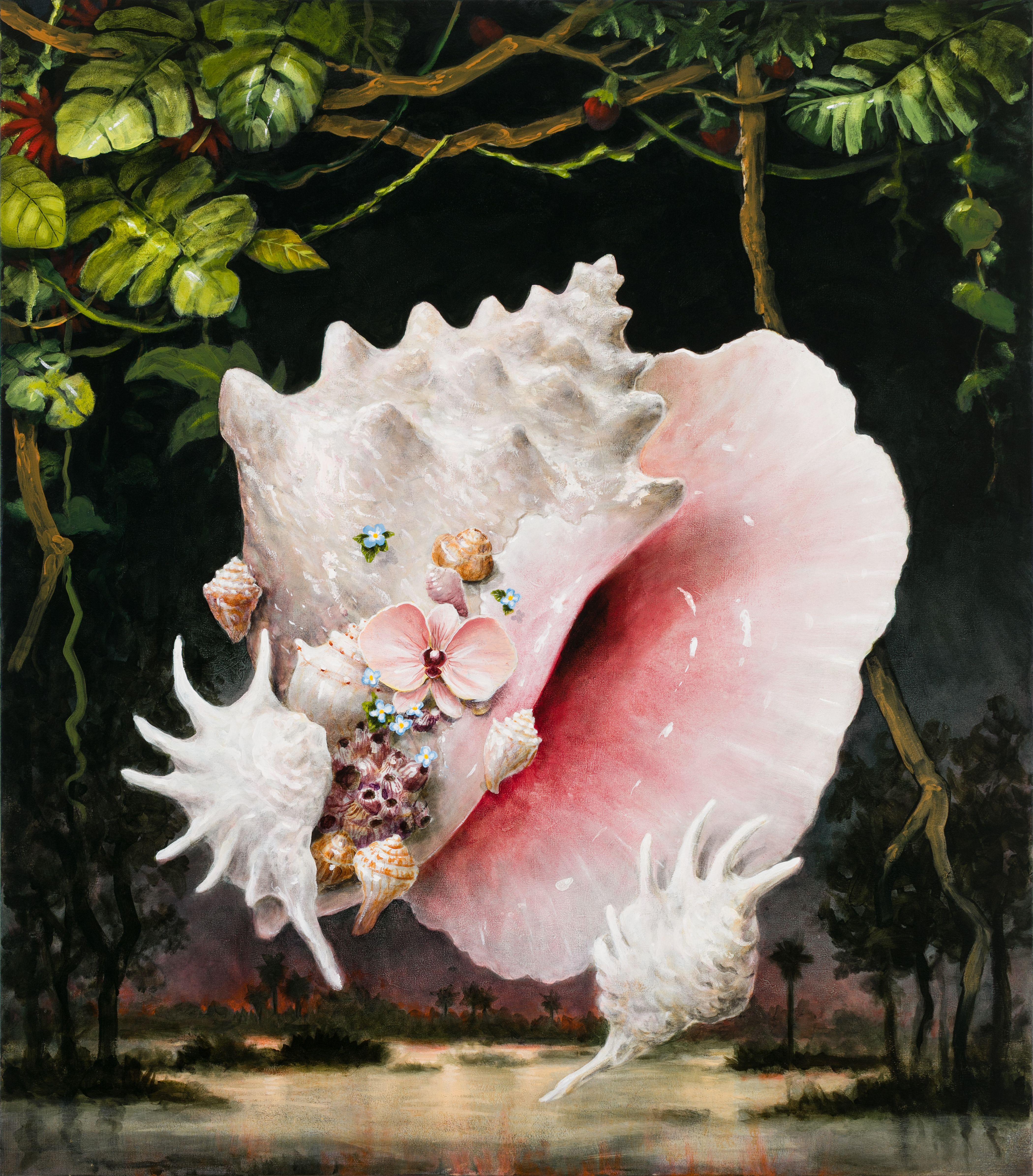 Still-Life Painting di Kevin Sloan - Miracolo della Grande Conchiglia
