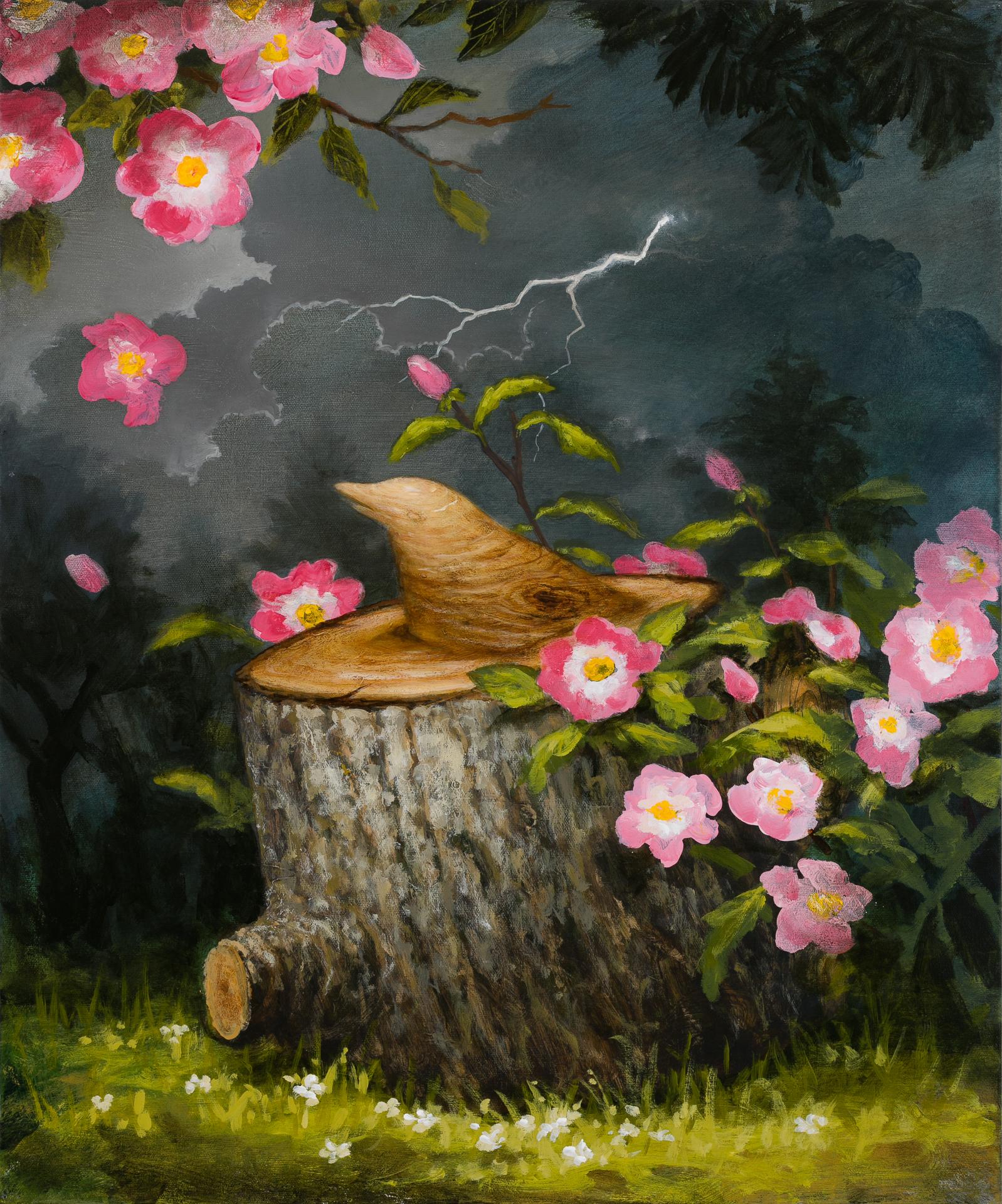 Song of the Wood - Painting by Kevin Sloan