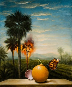 Vintage Still-life with Sun Rise