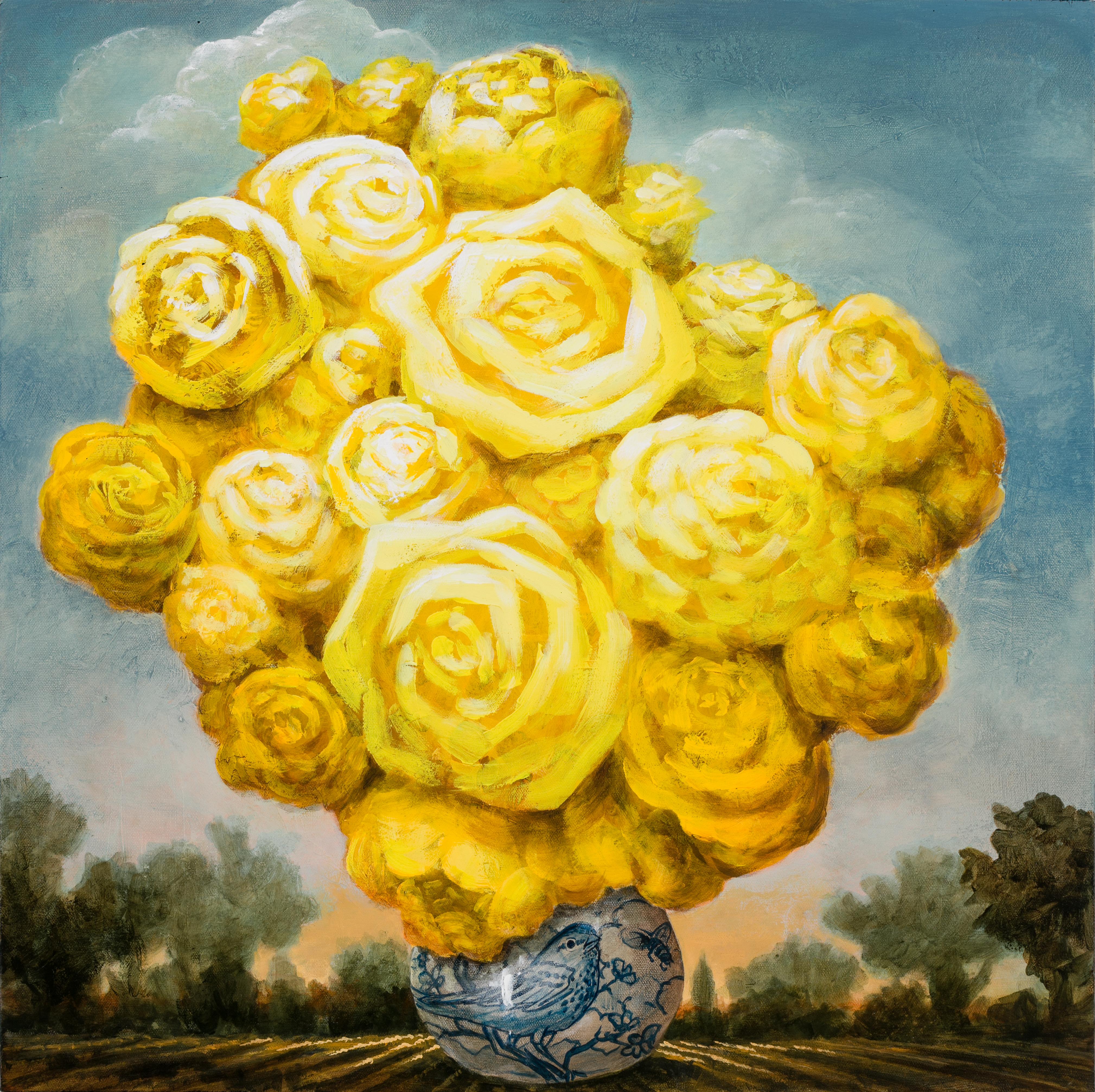 Still-Life Painting Kevin Sloan - L'origine du miel 