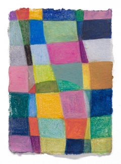 Grille géométrique abstraite "Beautiful Manta" aux couleurs pastel