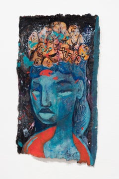 "Operating Instructions" Stylized Woman Figure by Kevin Snipes