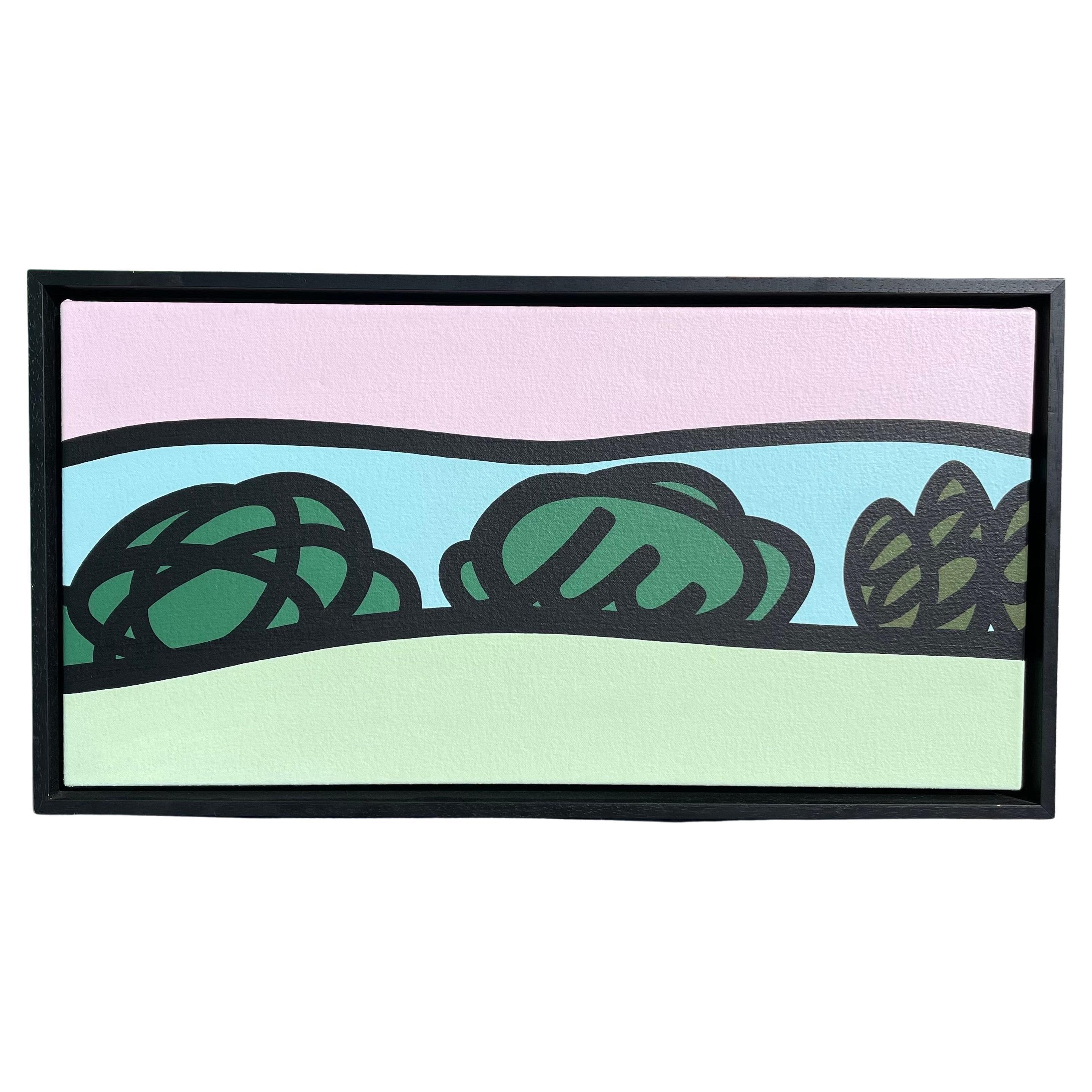 Kevin T. Kelly, 1960-, „Archetypal Landscape“ XIII Neo Pop Acryl auf Leinwand im Angebot