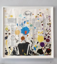 THE BEATLES ARE COMING (MULTICOLORED PALETTE, OIL PAINT ON MYLAR)