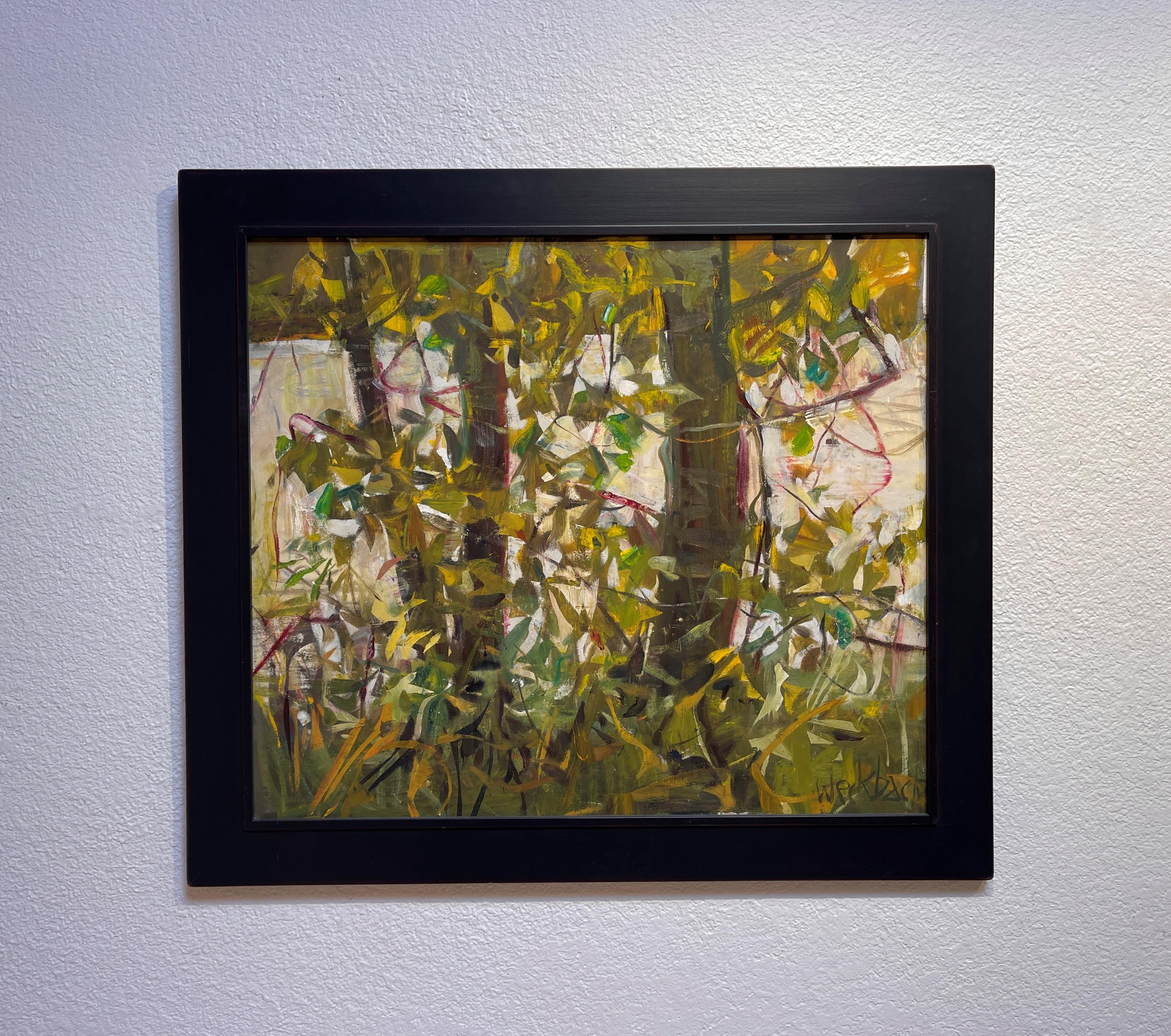 „Fall Leaves“, Ölgemälde (Amerikanischer Impressionismus), Painting, von Kevin Weckbach