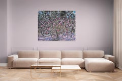 "Naga Kanya" (2024), Original Floral Oil Painting