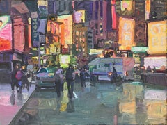 "Times Square", Oil Painting