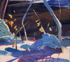 "Winter's Song" (2023), Original Winter Landscape, Oil Painting