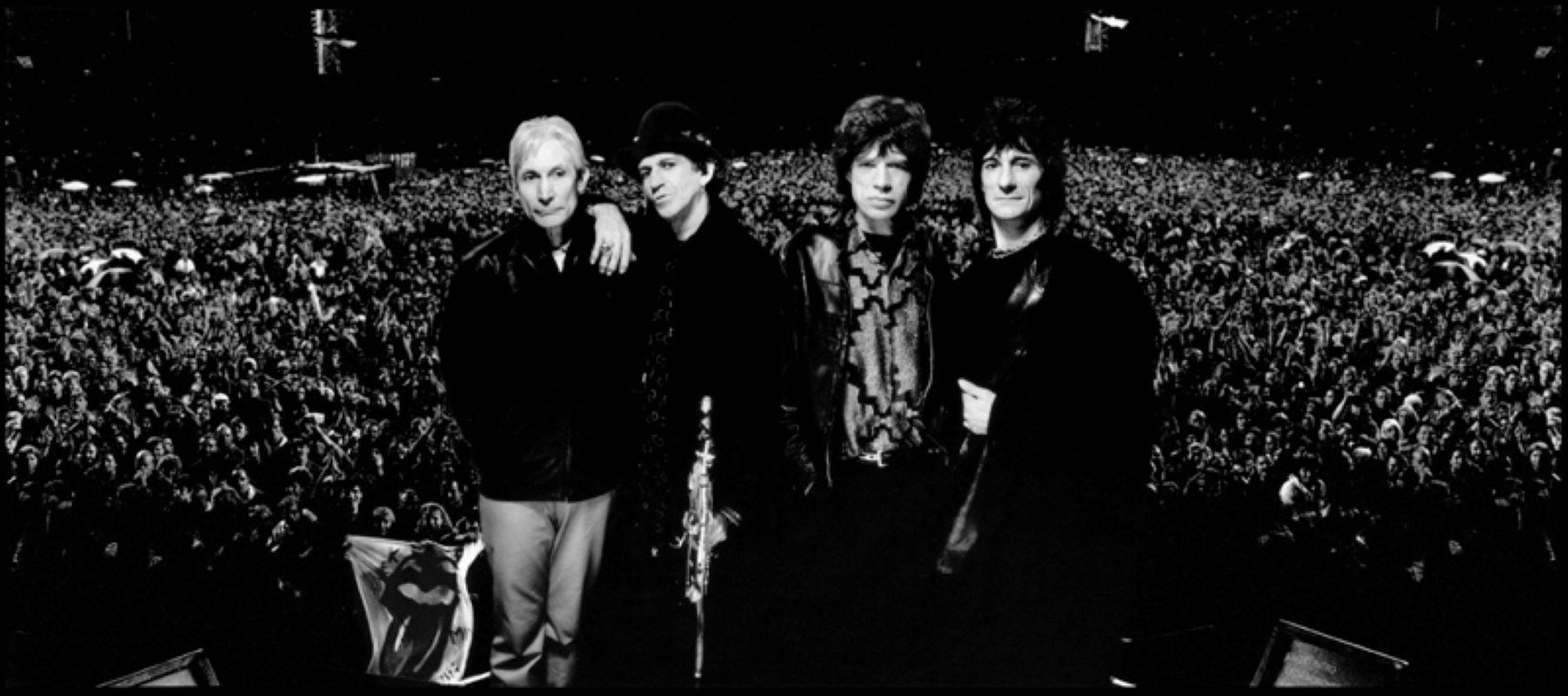 Kevin Westenberg Black and White Photograph – Rolling Stones – Rolling Stones  - signierter Druck in limitierter Auflage (1998)