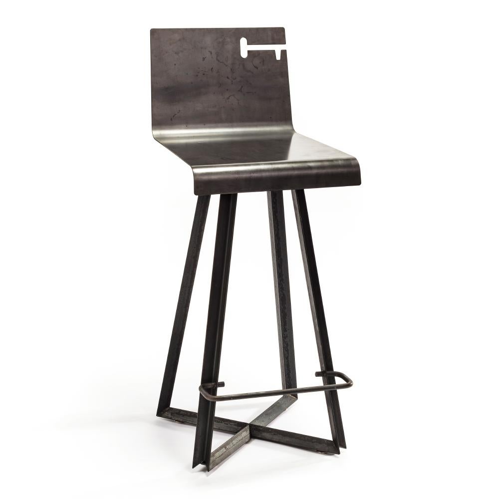 American 'Key Barstool' by Basile Built - Limited Edition For Sale