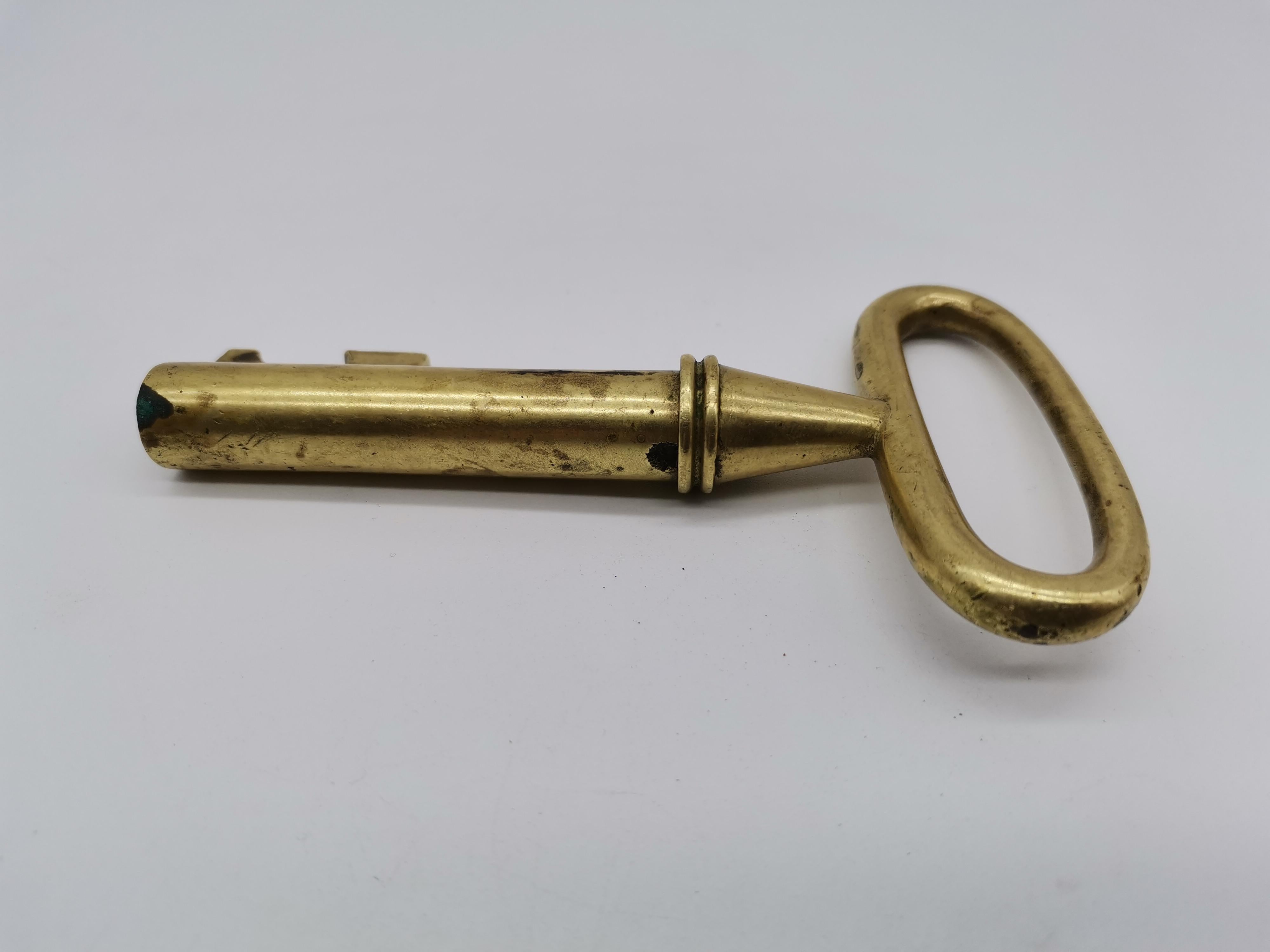 Austrian Key Cork Screw, Brass, Carl Auböck Vienna, Austria For Sale