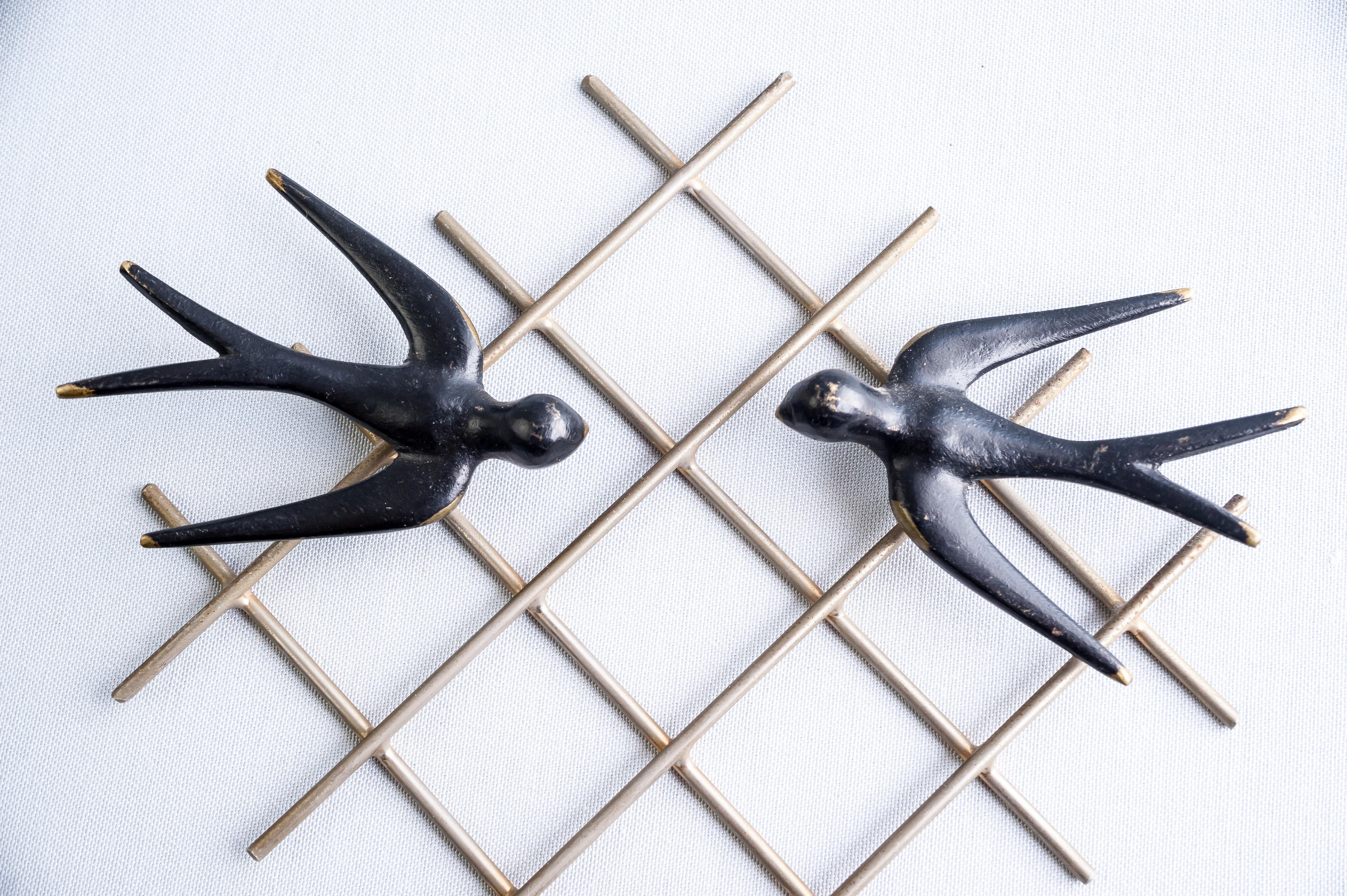 Schlüsselanhänger mit Gulls Motiv von Walter Bosse, ca. 1950er Jahre (Moderne der Mitte des Jahrhunderts) im Angebot