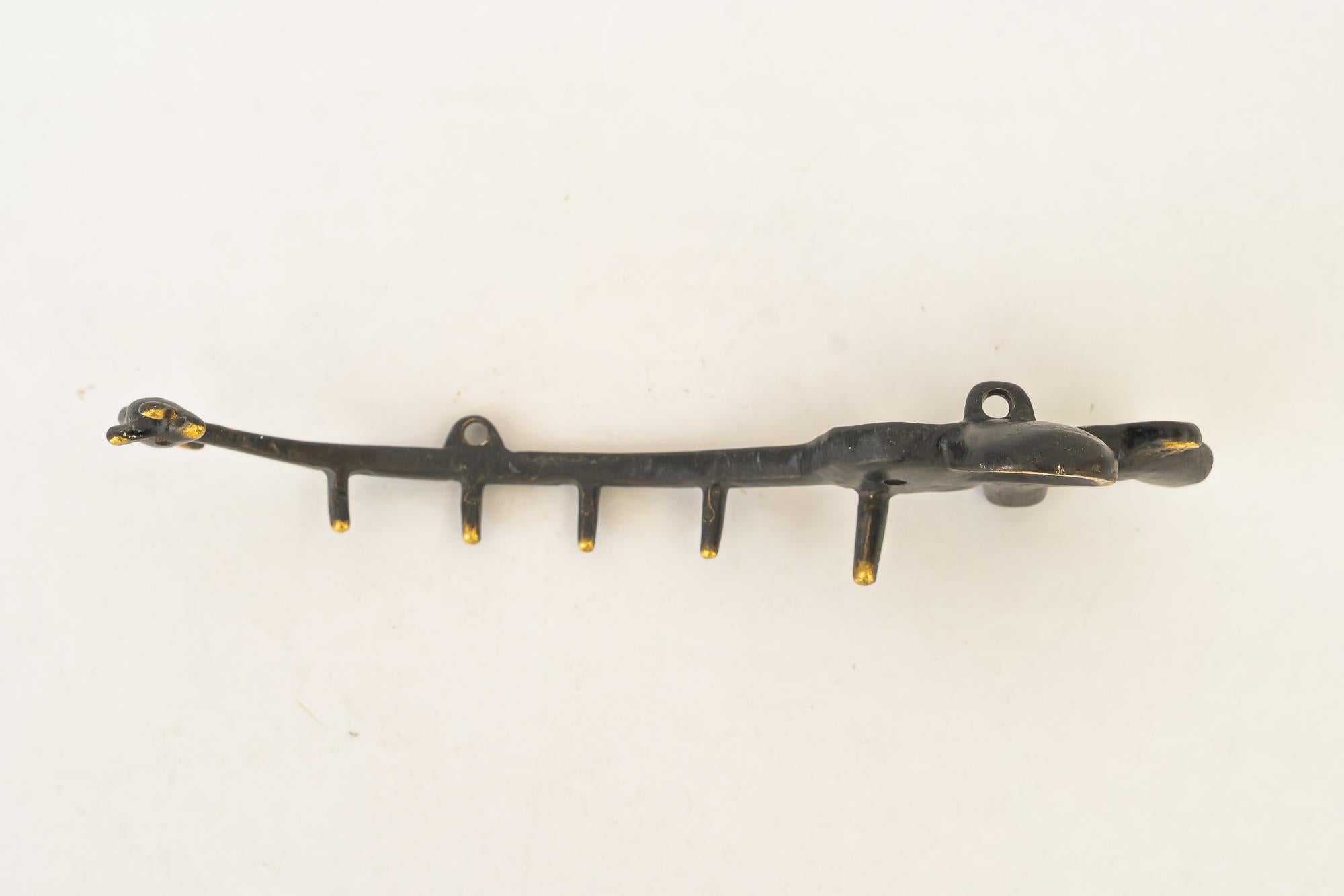key holder sculpture elephant by walter bosser for wall vienna around 1950s
Original condition