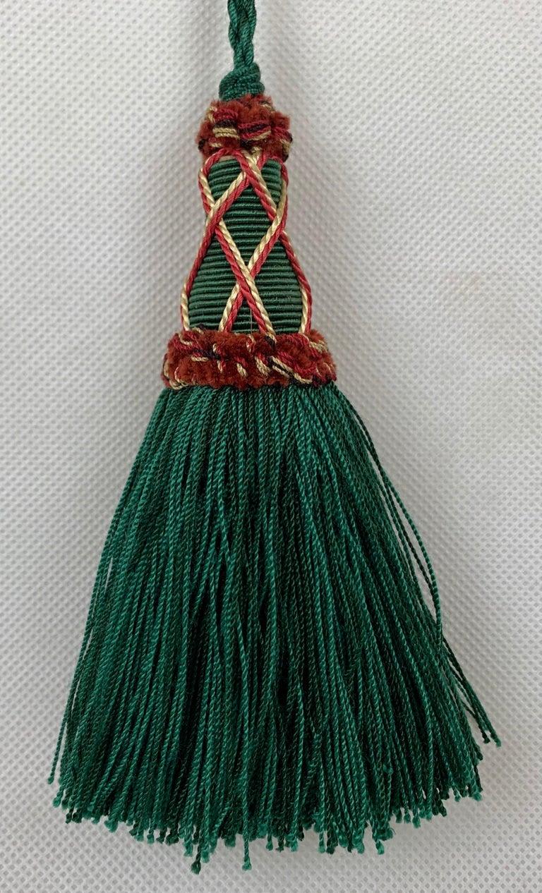 Hand-Crafted  Empire Green Passementerie 