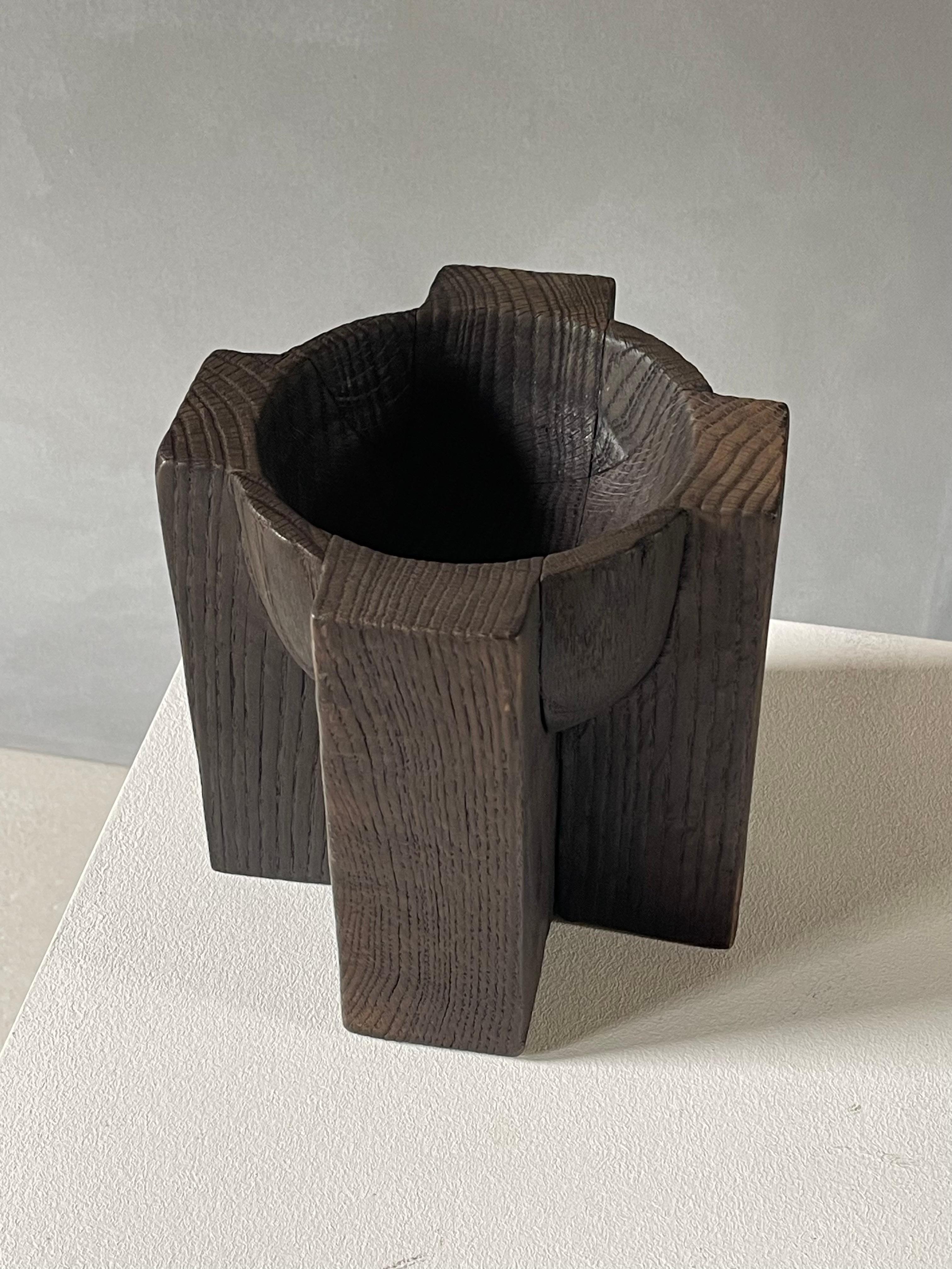 Key Tidy Burnt Iroko Wood - Arno Declercq For Sale 2