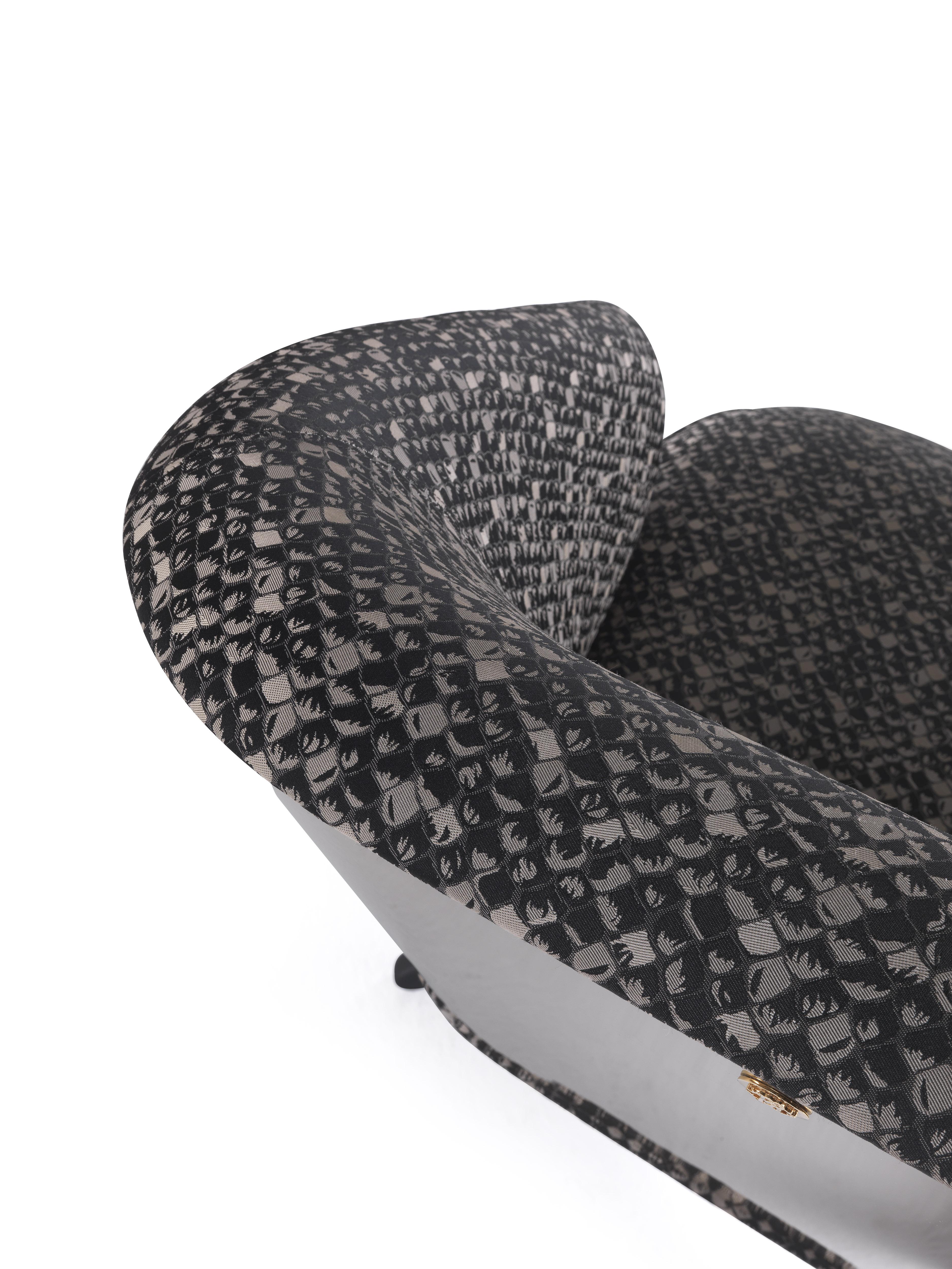Fauteuil Key West du 21e siècle en jacquard de Roberto Cavalli Home Interiors Neuf - En vente à Cantù, Lombardia