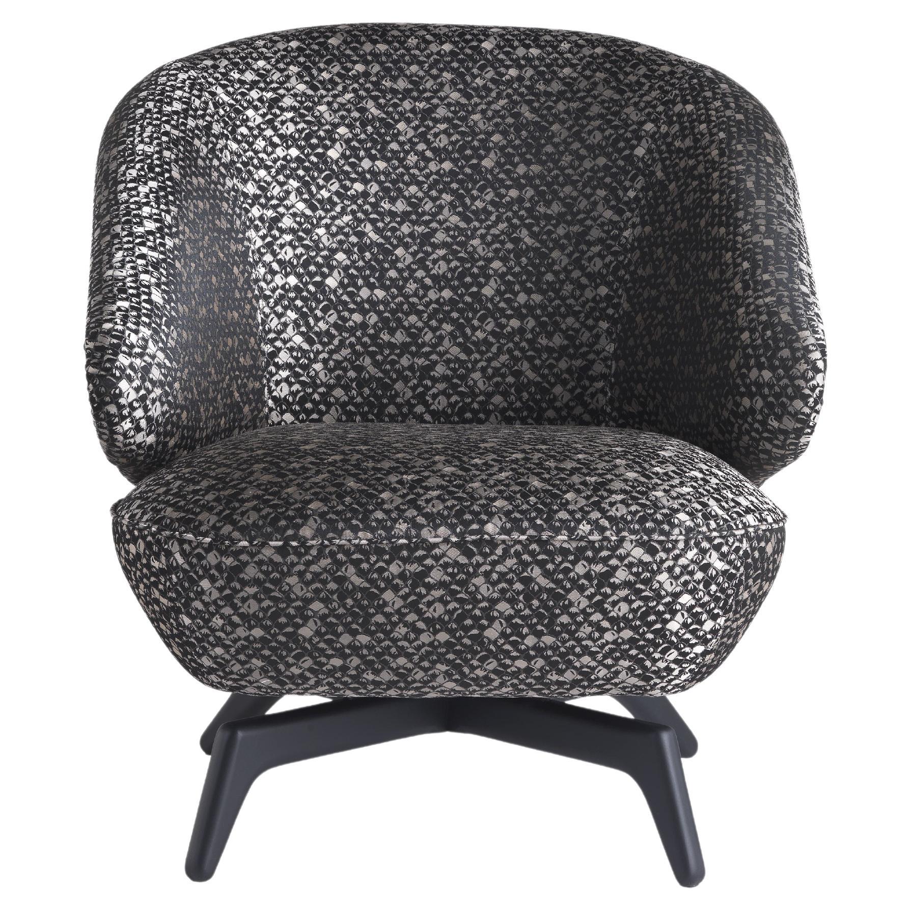 21st Century Key West Armchair in Jacquard by Roberto Cavalli Home Interiors 