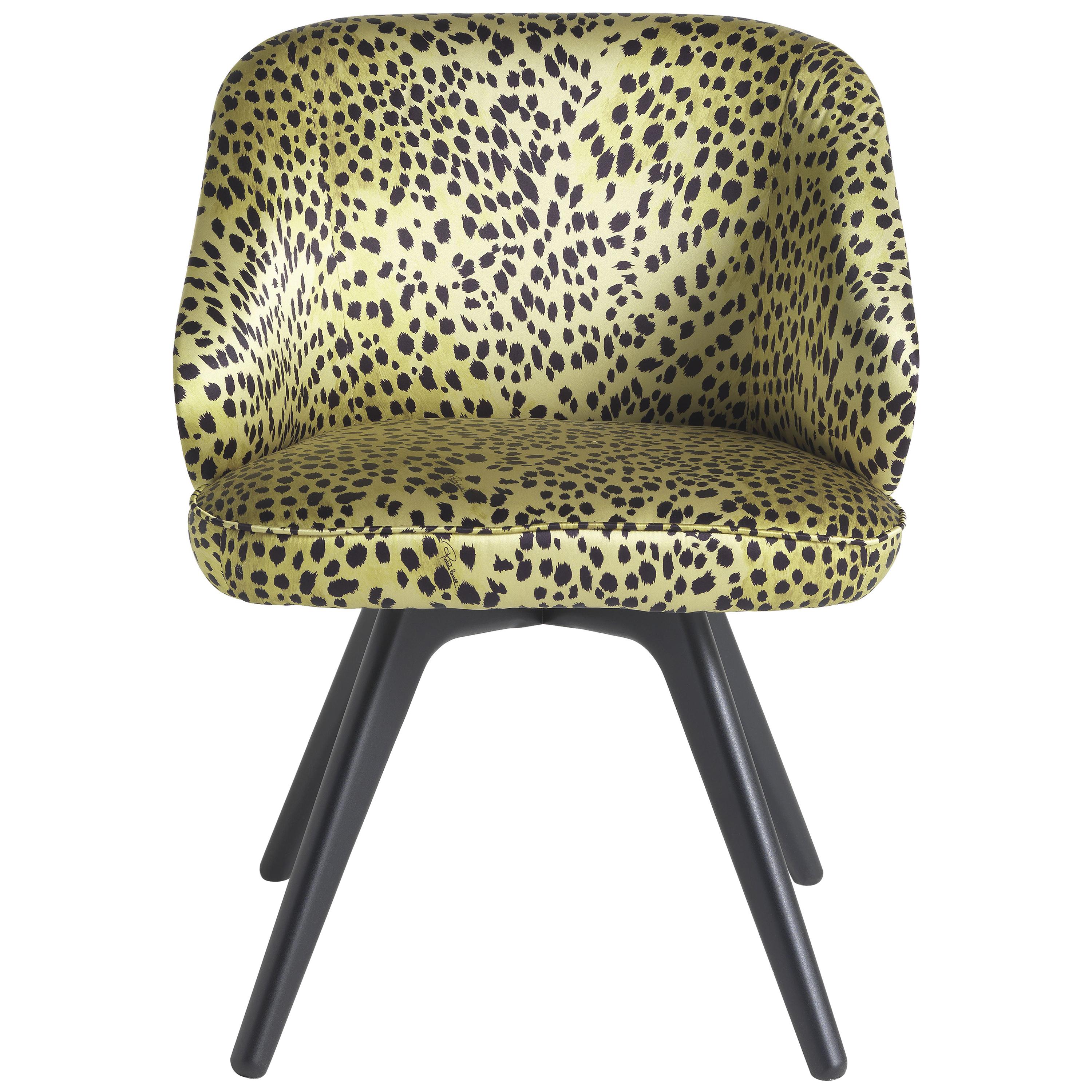 Silla Key West Siglo XXI en seda de Roberto Cavalli Home Interiors
