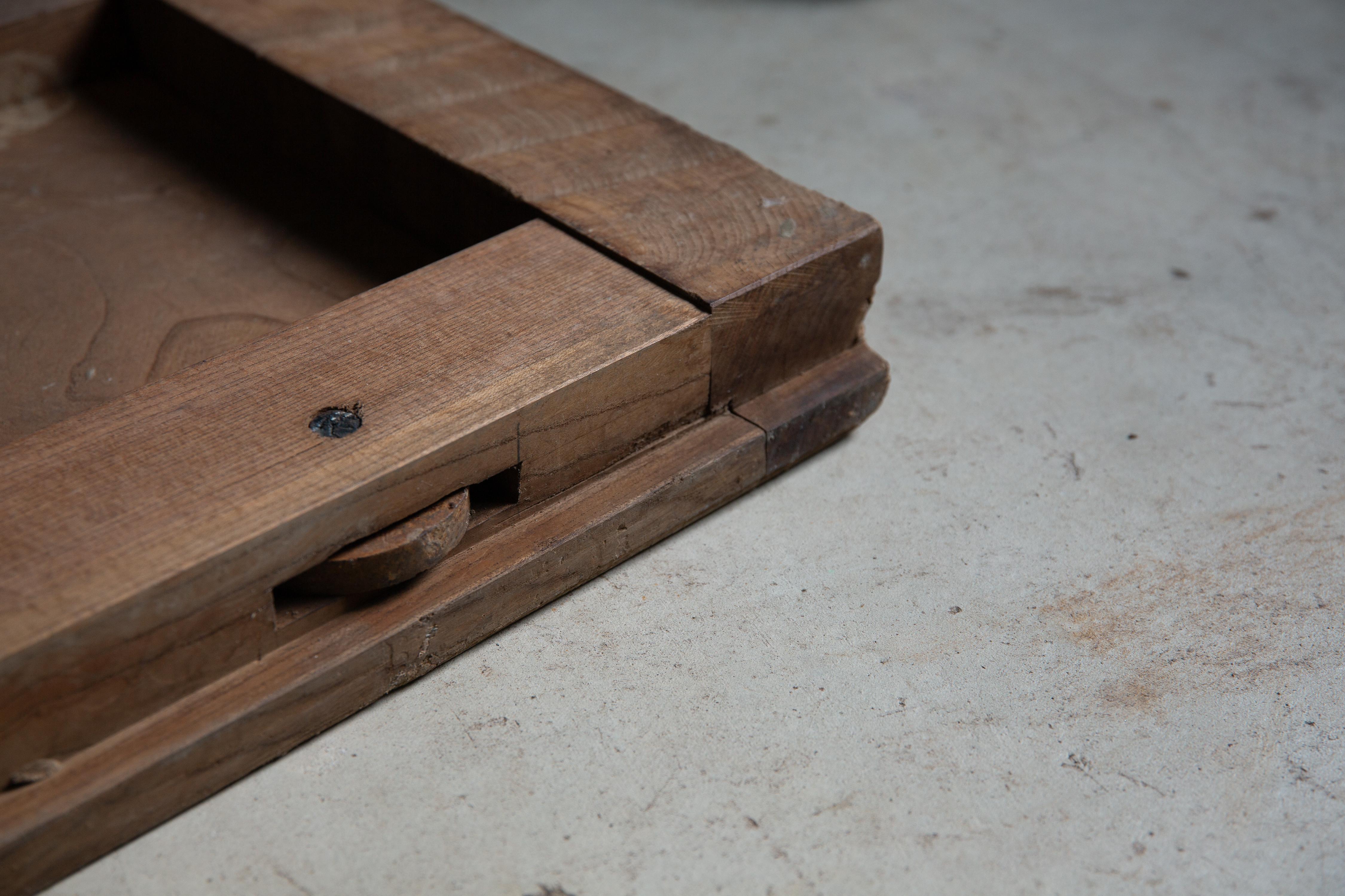 Grande porte de magasin d'antiquités Keyaki zelkova des années 1900, Kurado. wabi sabi en vente 4